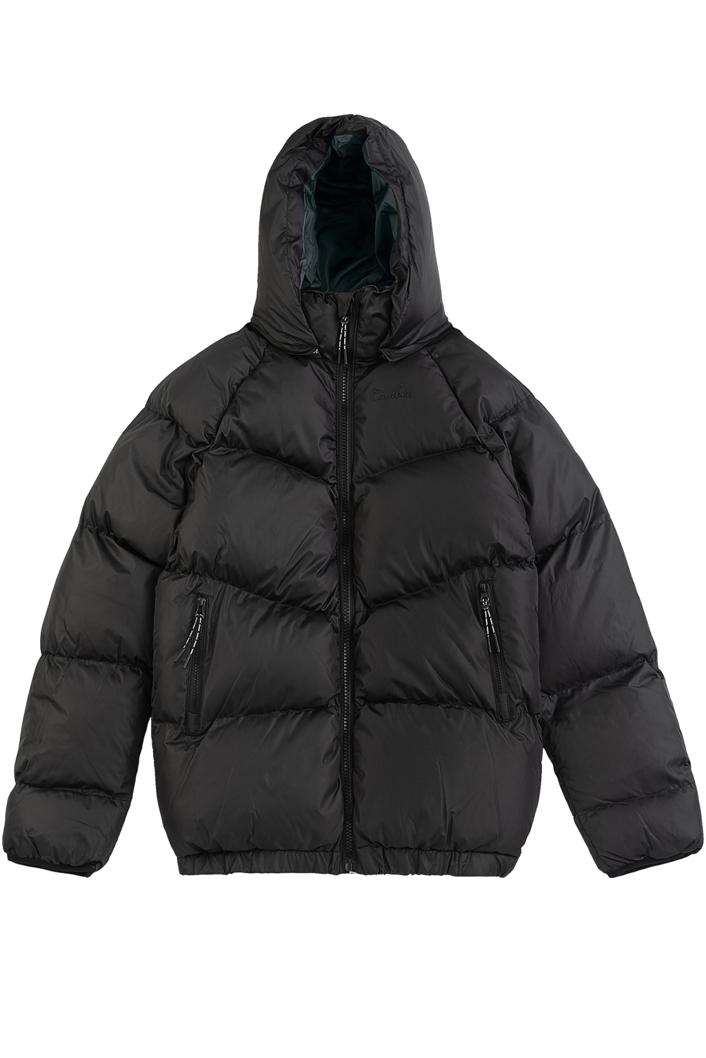 All black puffer jacket online