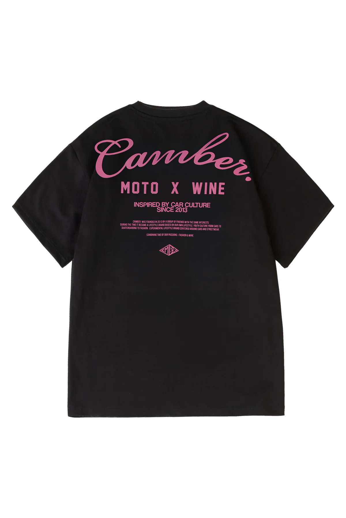 Moto x Wine T-Shirt Black